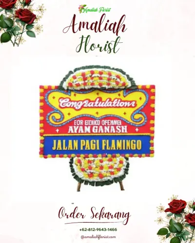 Bunga Papan Congratulation di Giwangan